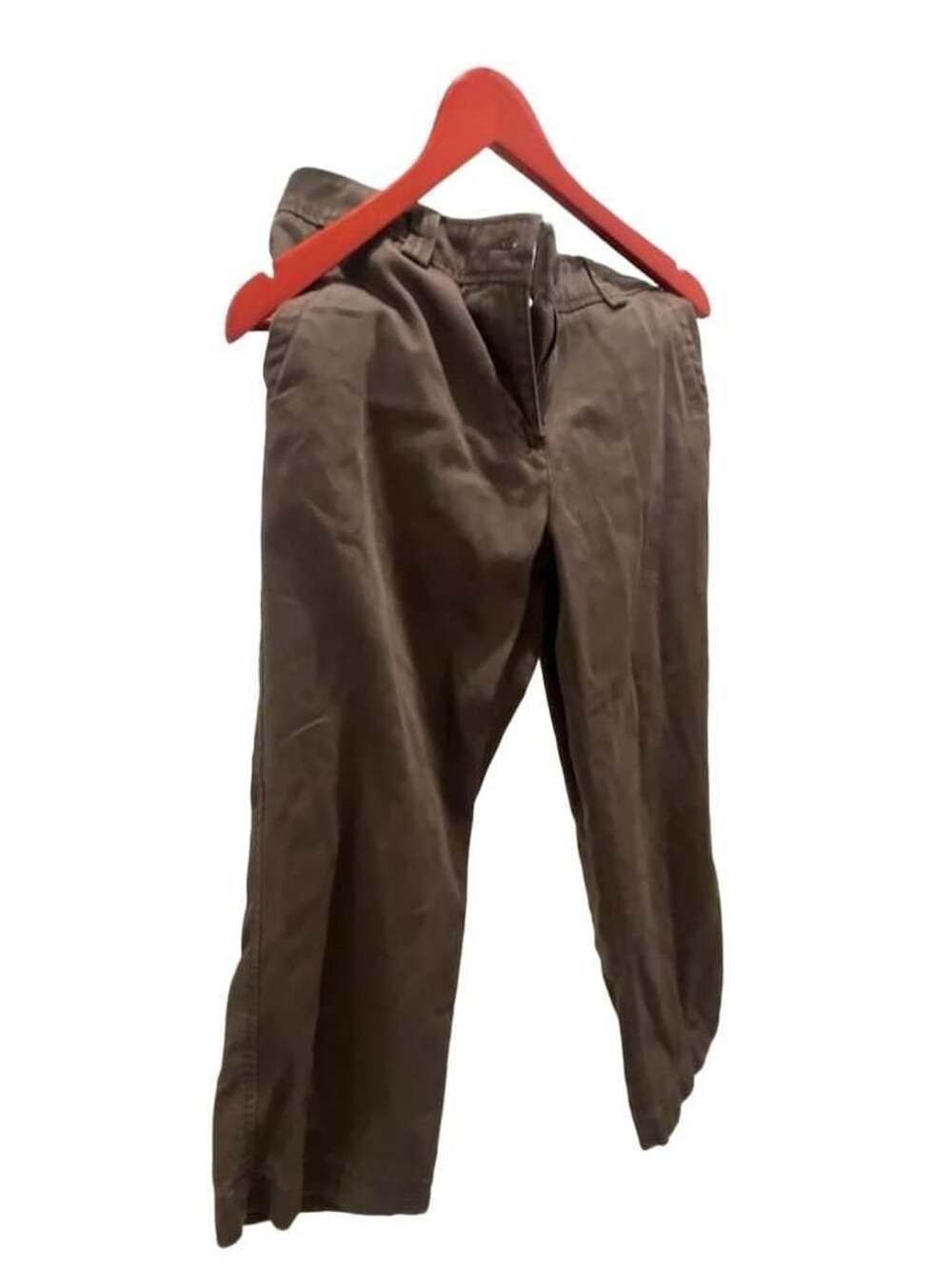 L.L. Bean Favorite Fit Straight Pants Size 6-Reg Brown